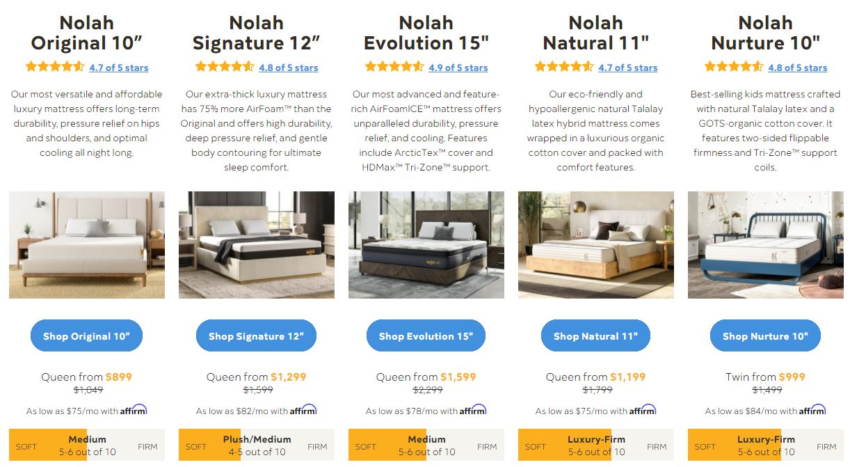 NOLAH MATTRESS SALE