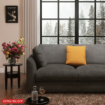 25Home Aalto Boutique Beige Feathers Loveseat